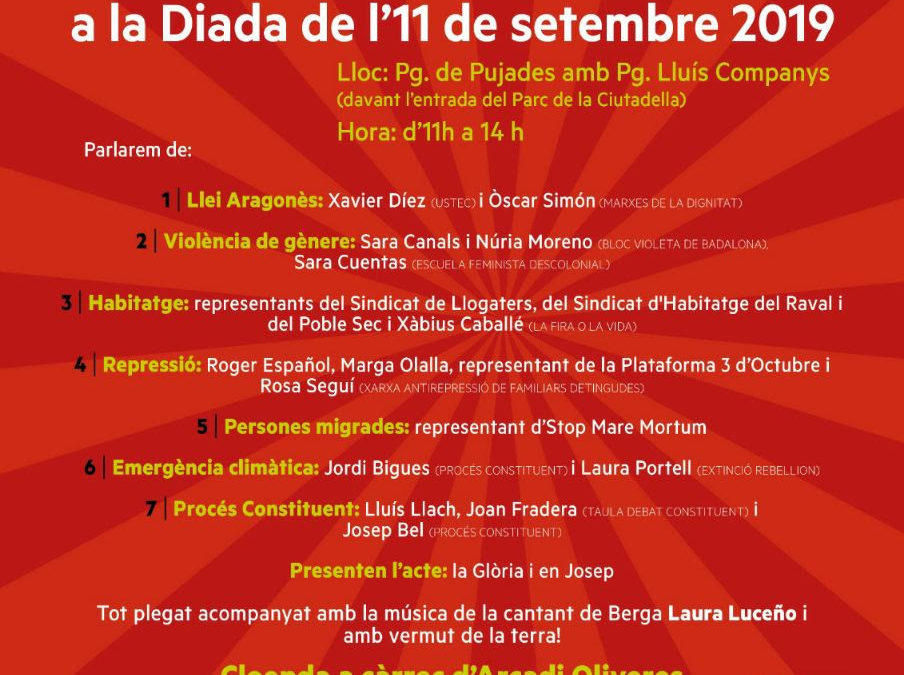 [VIDEOS] Intervencions a l’acte de la Diada
